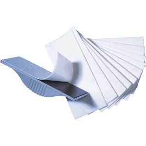 Löscher für Schreibtafel Magnettafel, 6 x 3 x 15 cm, Gehäusefarbe grau