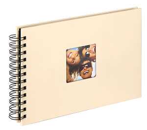 Spiralalbum Fun creme 23x17 cm