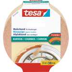 tesa Papier-Klebeband Maler-Krepp für Rundungen - 25 m x 38 mm, beige