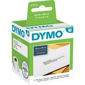 Dymo LabelWriter™ Etikettenrollen Adressetikett 28x89 mm weiß