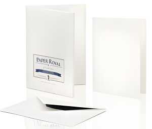 Kartenkassette A6/C6 weiß ger PAPER ROYAL 2234831009 8/8ST