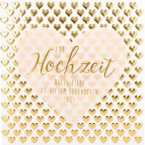 Glamour Klappkarte quadratisch Motiv 45