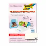 Passepartoutkarten+Kuvert rechteckig Perlweiß 5St.