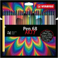 STABILO Pen 68 24er Kartonetui „ARTY"