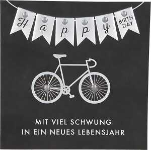 Glamour Klappkarte quadratisch Motiv 35