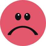 AVERY Zweckform Markierungspunkte, Gesicht negativ, rot...