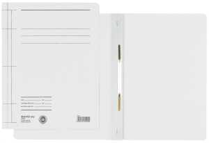 LEITZ Schnellhefter A4 250Blatt kfm. Heftung Manilakarton (RC) weiß