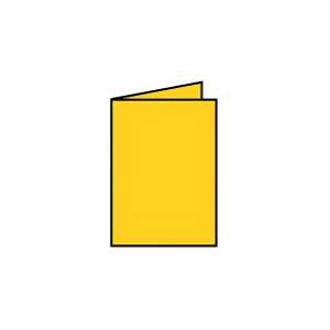 Coloretti Karten 5 Stück A7Hd Goldgelb