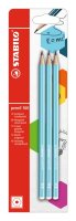 STABILO pencil 160 HB blau 3er Blister