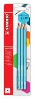 STABILO pencil 160 HB blau 3er Blister