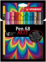 STABILO Pen 68 18er Kartonetui „ARTY"