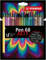 STABILO Pen 68 18er Kartonetui „ARTY"