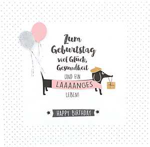 Glamour Klappkarte quadratisch Motiv 34