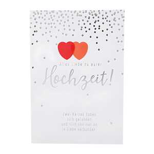 Hochzeit 4 Jahreszeiten Klappkarte Motiv 6