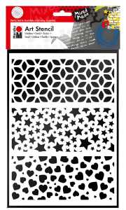 Motivschablone A4 Art Stencil Mod.Combinat.