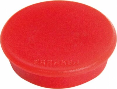 Haftmagnete rot, 4 Stück d=32mm, Haftkraft 800g