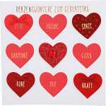 Glamour Klappkarte quadratisch Motiv 28