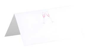 Tischkarten love in the Air Gläser 100x100mm - 6 Stück