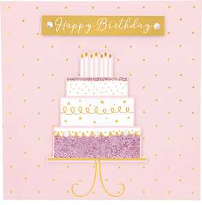 Glamour Klappkarte quadratisch Motiv 42