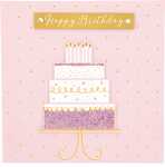 Glamour Klappkarte quadratisch Motiv 42