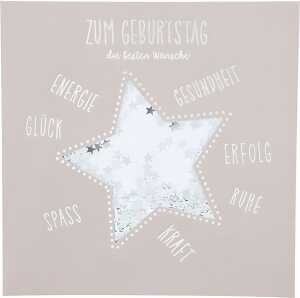 Glamour Klappkarte quadratisch Motiv 37