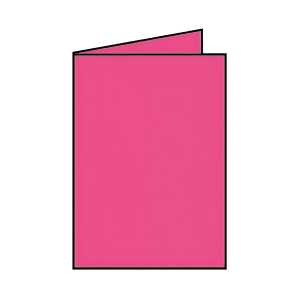 Coloretti Karten 5 Stück B6 Hd-Pl 225g pink