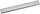 Aluminiumlineal 40cm m.Anti-Rutschbeschichtung