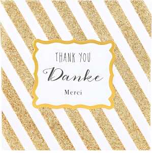 Glamour Klappkarte quadratisch Motiv 54