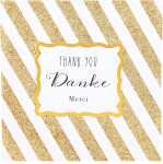 Glamour Klappkarte quadratisch Motiv 54