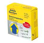 Bewertungspunkte Pfeil Ø 19 mm blau gelb