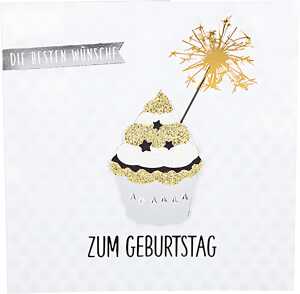 Glamour Klappkarte quadratisch Motiv 21