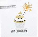 Glamour Klappkarte quadratisch Motiv 21