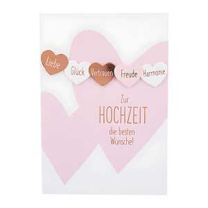 Hochzeit 4 Jahreszeiten Klappkarte Motiv 12