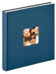 Selbstklebealbum Fun blau, 33x34 cm - 50 weisse Seiten