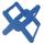 HAN Hängeregistraturkorb X-CROSS - für 35 Hängemappen, blau