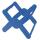 HAN Hängeregistraturkorb X-CROSS - für 35 Hängemappen, blau