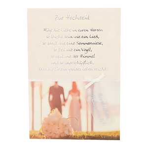 Hochzeit 4 Jahreszeiten Klappkarte Motiv 7