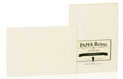 Karten 20 Stück A6 Paper Royal Cham. Gerippt