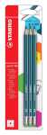 STABILO pencil 160 mit Radierer HB gelb 3er Blister