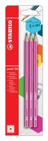 STABILO pencil 160 HB pink 3er Blister