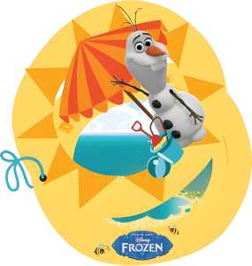 Einladung Olaf Summer 6 Stück mit Umschlag