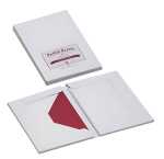 Kartenmappe 8/8 A6Hd/C6 Paper Royal grau Gerippt