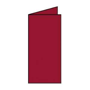Coloretti Karten 5 Stück DL Rosso