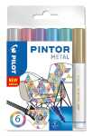 Marker Pintor fein 6er Set Metal