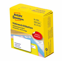 Zweckform Vielzweck-Etiketten Spender 38x21mm