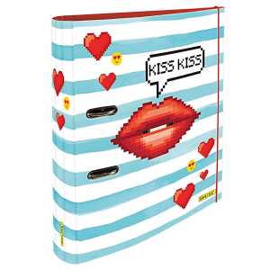 Ordner DIN A4 Kiss Kiss mit Gummiband
