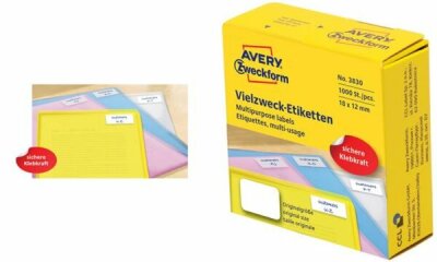 Zweckform Vielzweck-Etiketten Spender 38x14mm