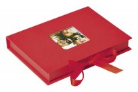 Foto-Geschenkbox Fun rot, bis 13x18cm