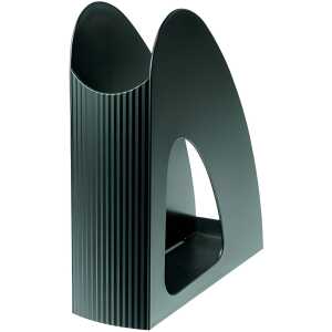 HAN Stehsammler TWIN - DIN A4/C4, standfest, modern, schwarz