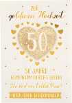 Klappkarte Besondere Anlässe Motiv 26 - Zur goldenen...
